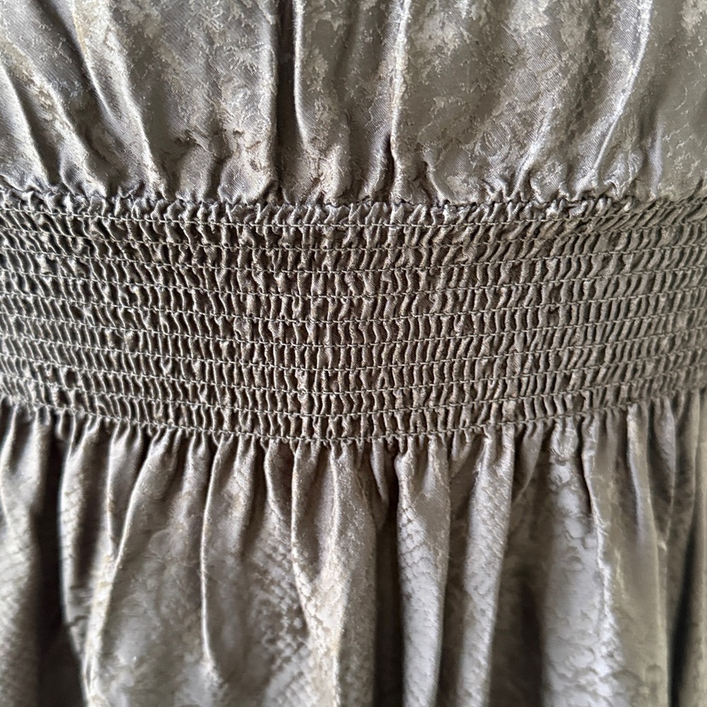 Zadig & Voltaire Black Maxi Dress Long Sleeve  Roar Jac Python Silk Blend Med - Picture 10 of 12